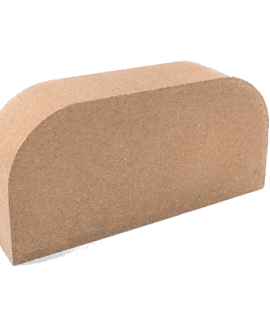 ROUND BRICK AT TWO CORNERS