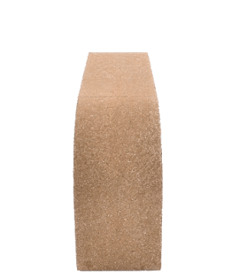 ROUND BRICK AT TWO CORNERS