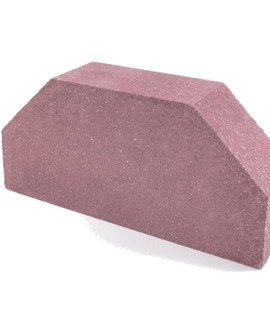 BRICK BEVELED AT TWO CORNERS